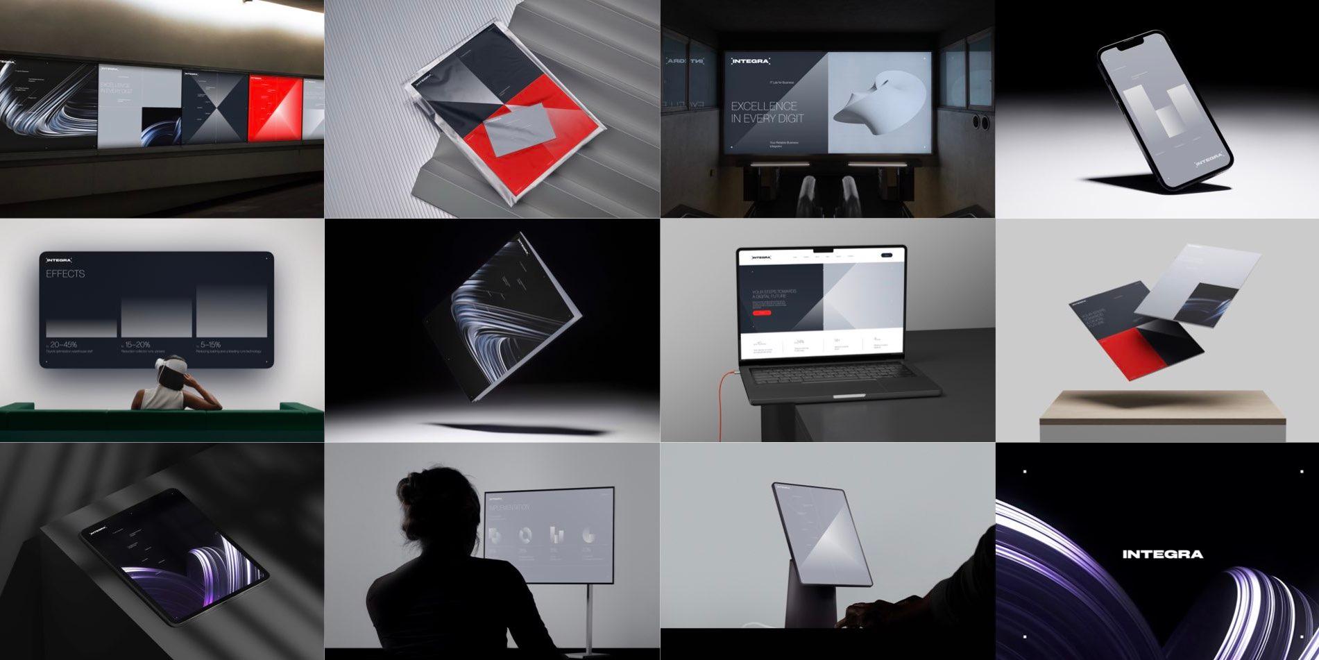 Branding of IT integrator is Recognized Among Behance's Best Projects